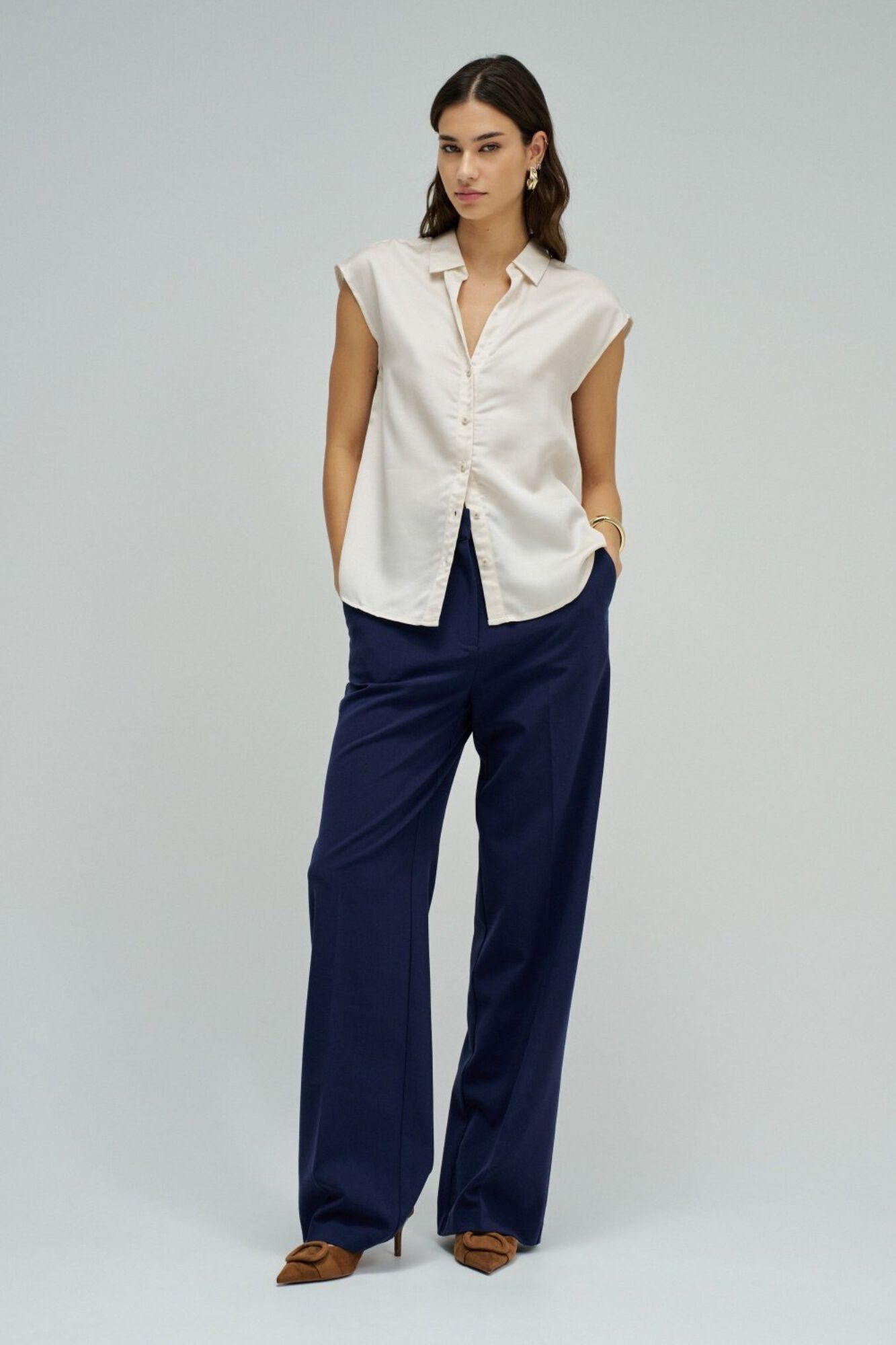 Salsa Jeans Camisa en lightdenim