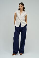 Salsa Jeans Light denim shirt Ivory