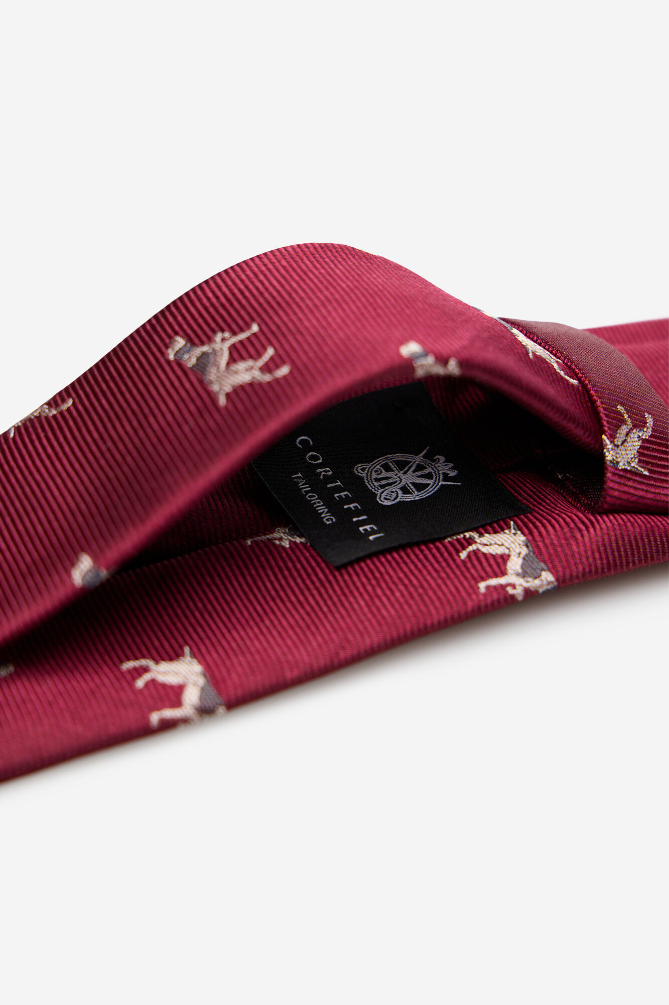 Cortefiel Natural silk tie