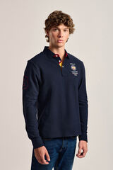 Valecuatro Polo Valecuatro de hombre azul marino escudo Espa&ntilde;a Azul marino