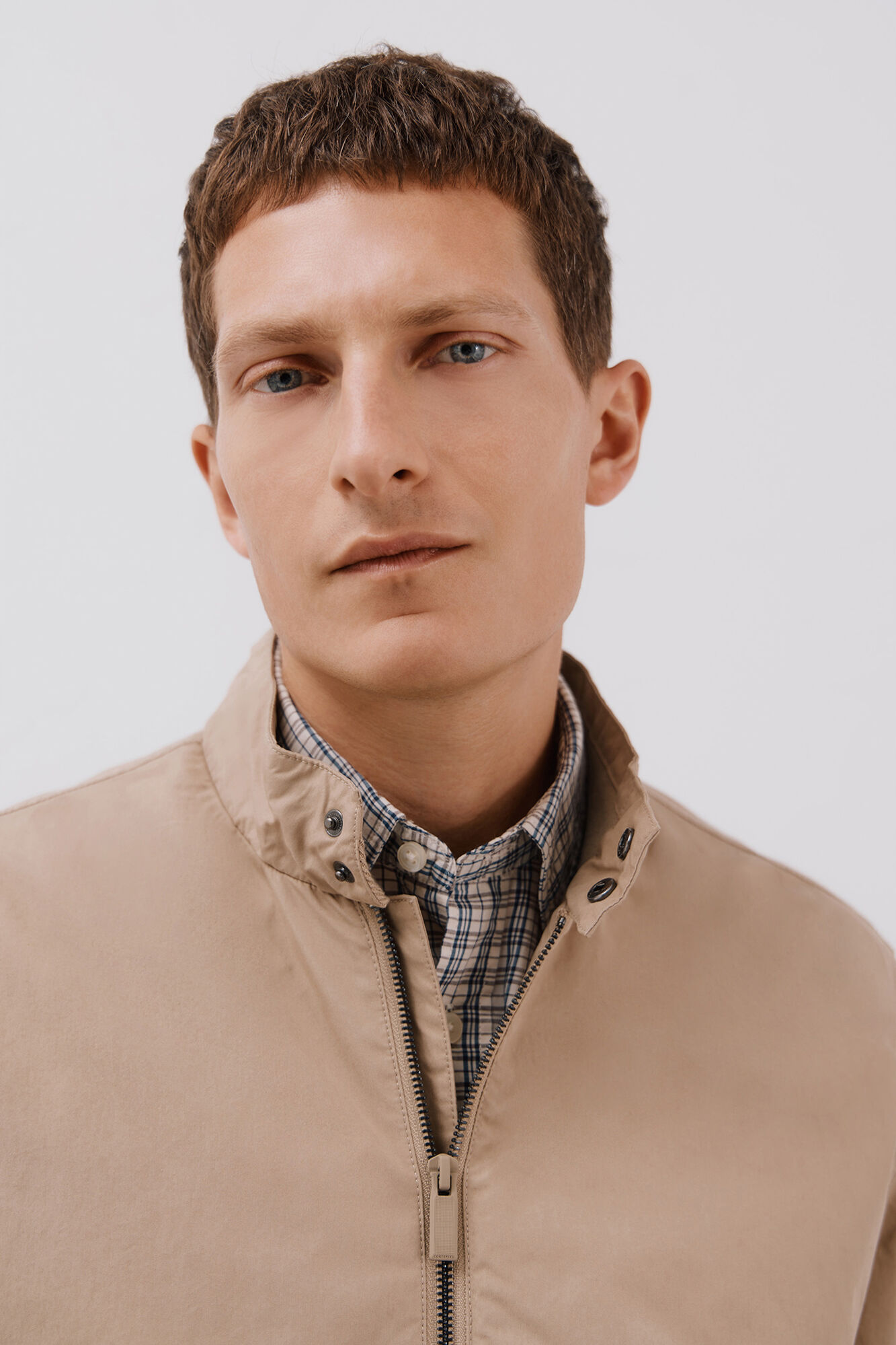 Cortefiel Casual lightweight jacket Beige