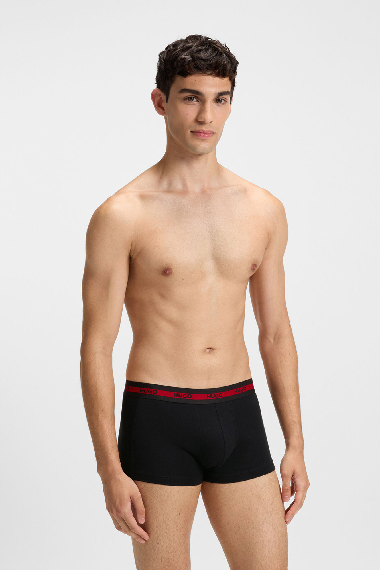 HUGO Pacote com 3 boxers Preto