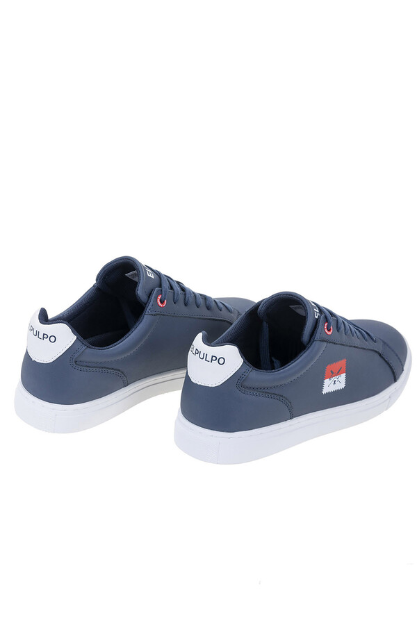 Cortefiel Casual side flag trainer Navy