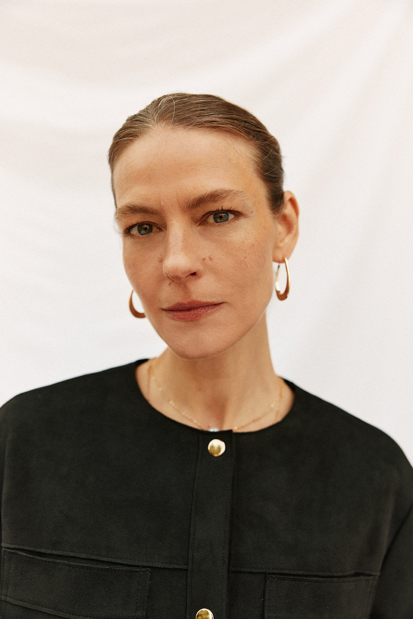 Cortefiel Blus&atilde;o efeito pele Preto