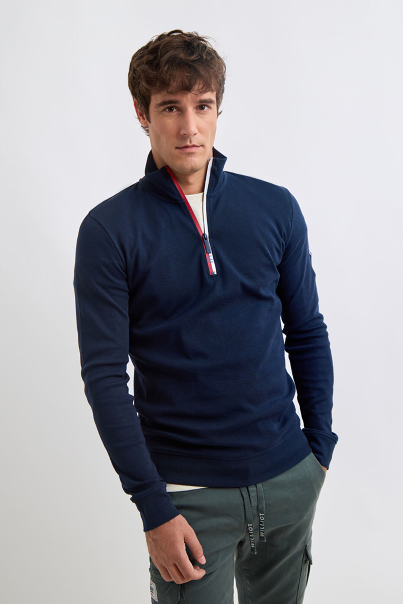 Williot Jersey Media Cremallera Contraste