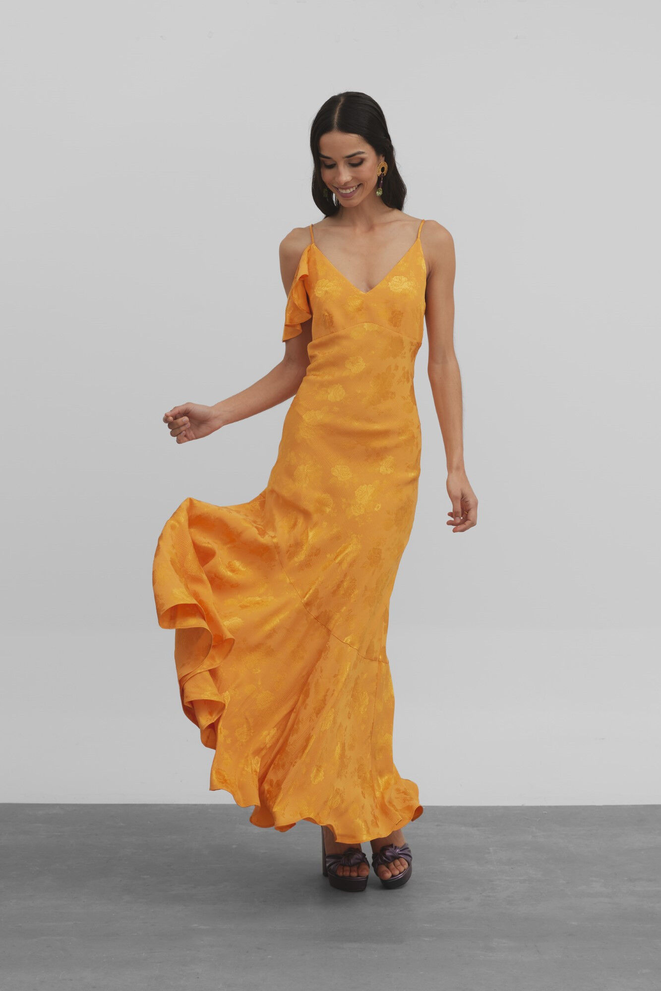 Silbon Vestido Event Collection Michaela Amarillo