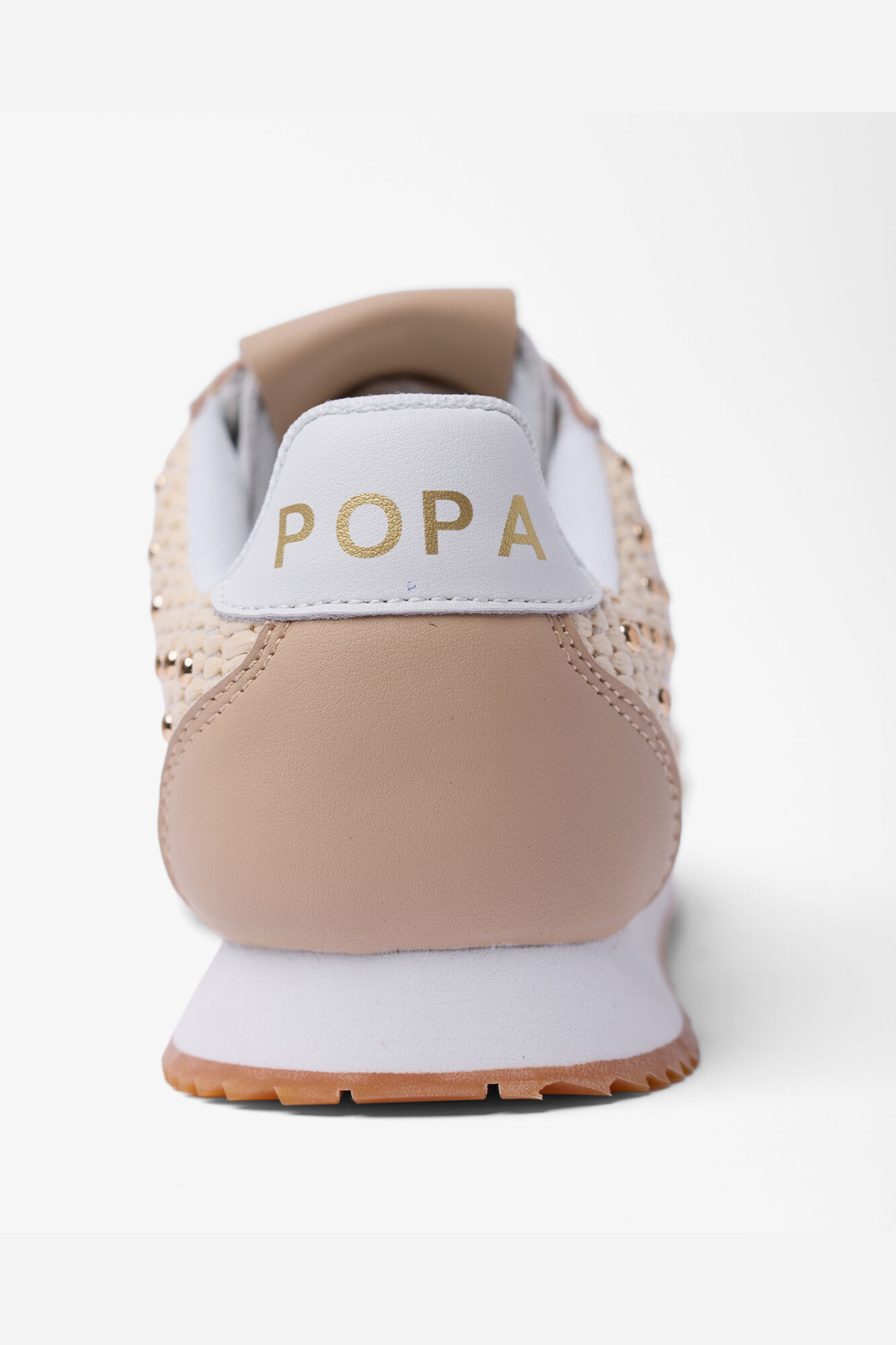 Popa Sapatilhas de senhora Kira Tachas Tostado