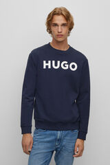 HUGO Sweatshirt com logo Azul