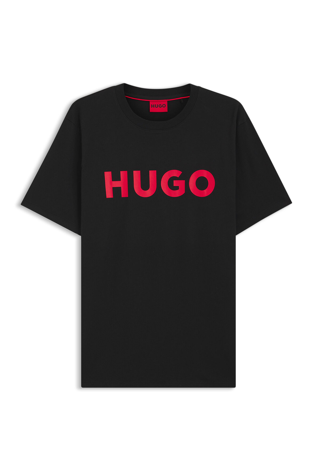 HUGO T-shirt de manga curta Preto