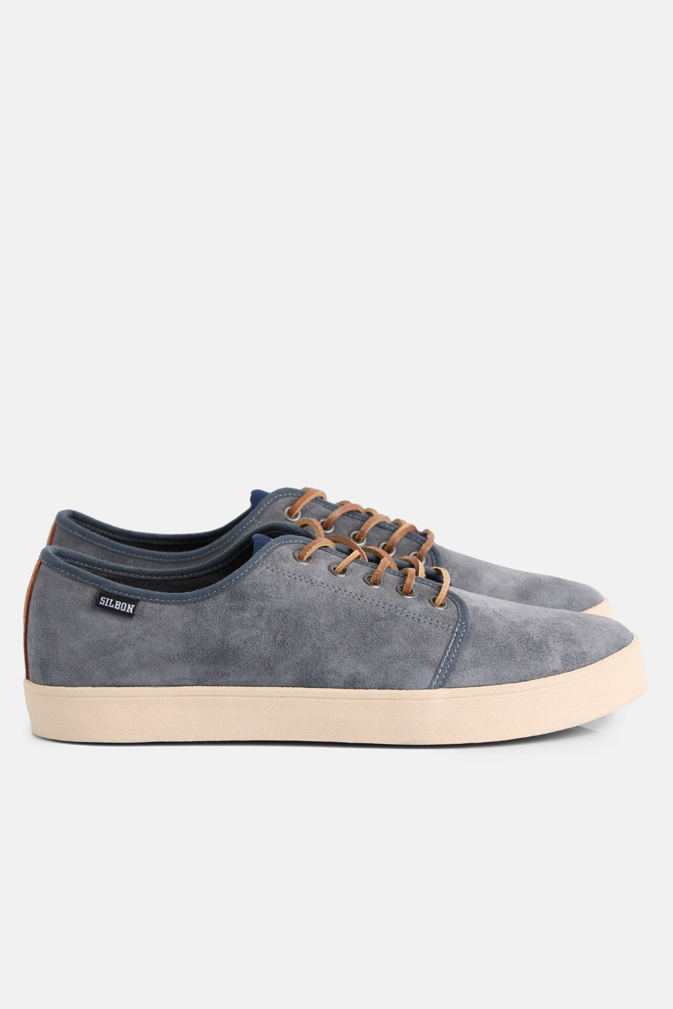 Silbon Zapatilla cl&aacute;sica serraje Gris