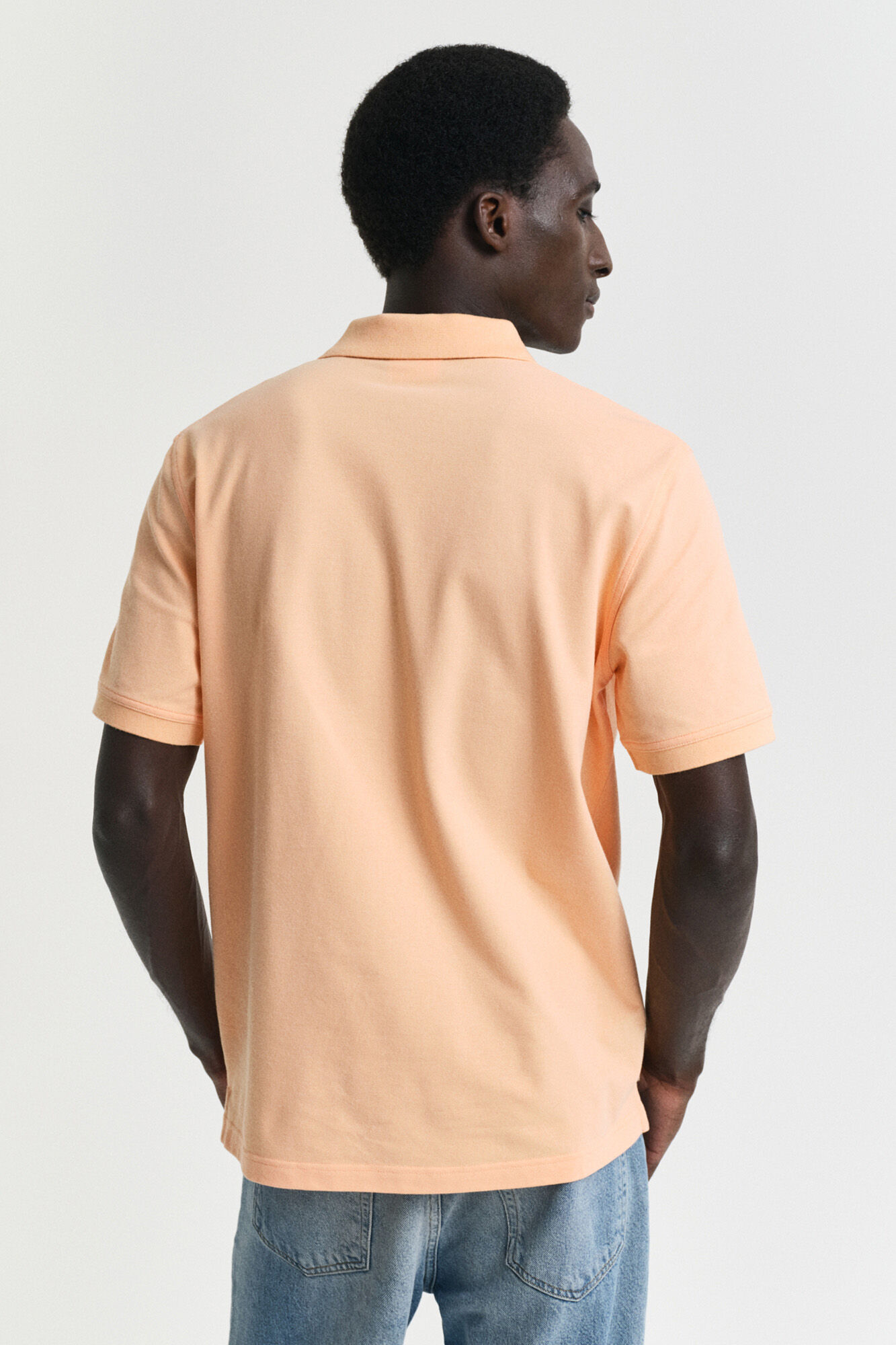 Gant Polo piqu&eacute; contrastante Laranja