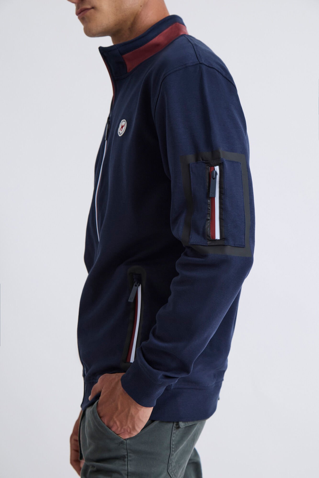 Williot Fecho-&Eacute;clair com sweatshirt Williot Sport Azul