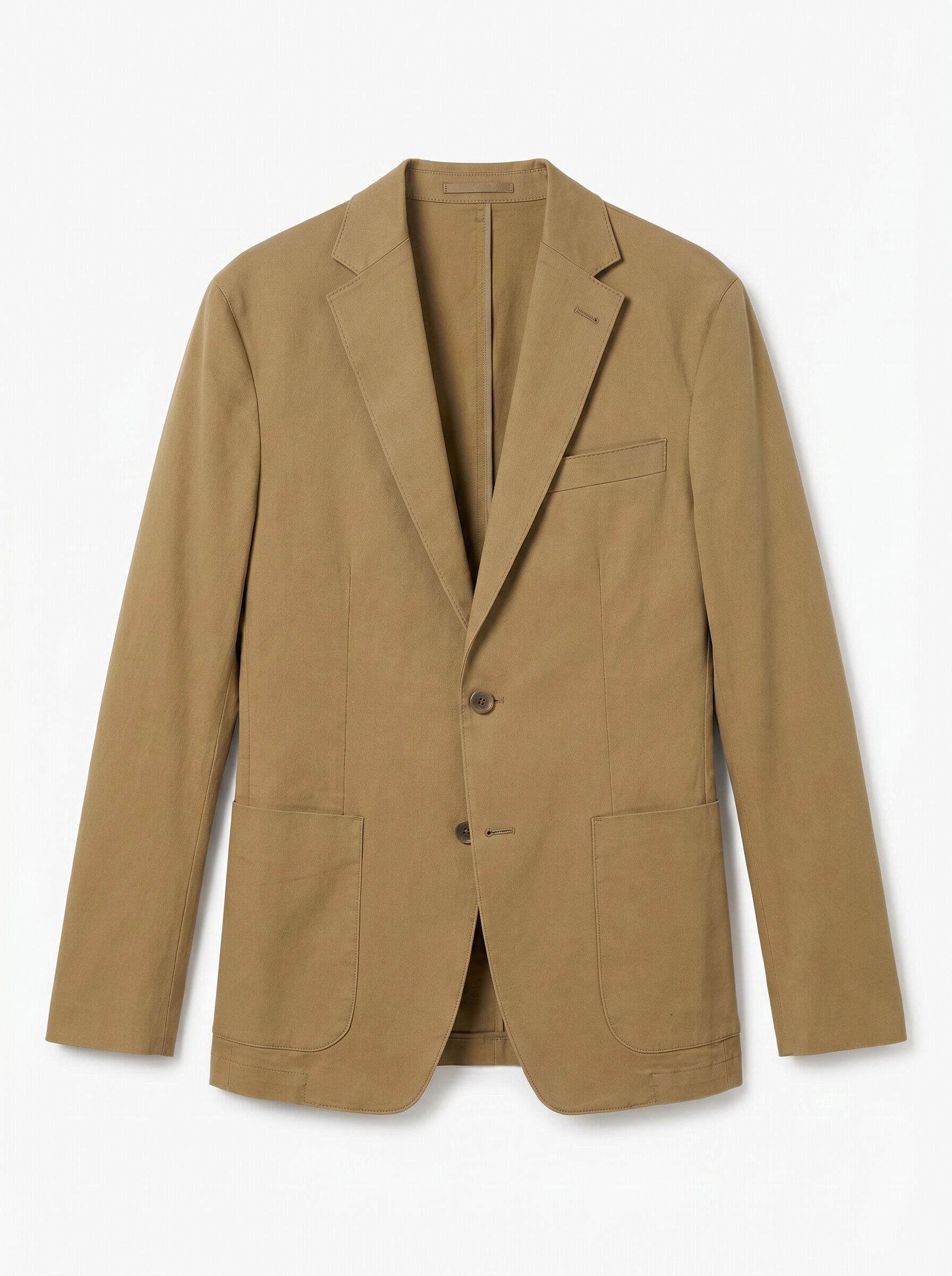 OOTO Blazer coordenado em algod&atilde;o Castanho