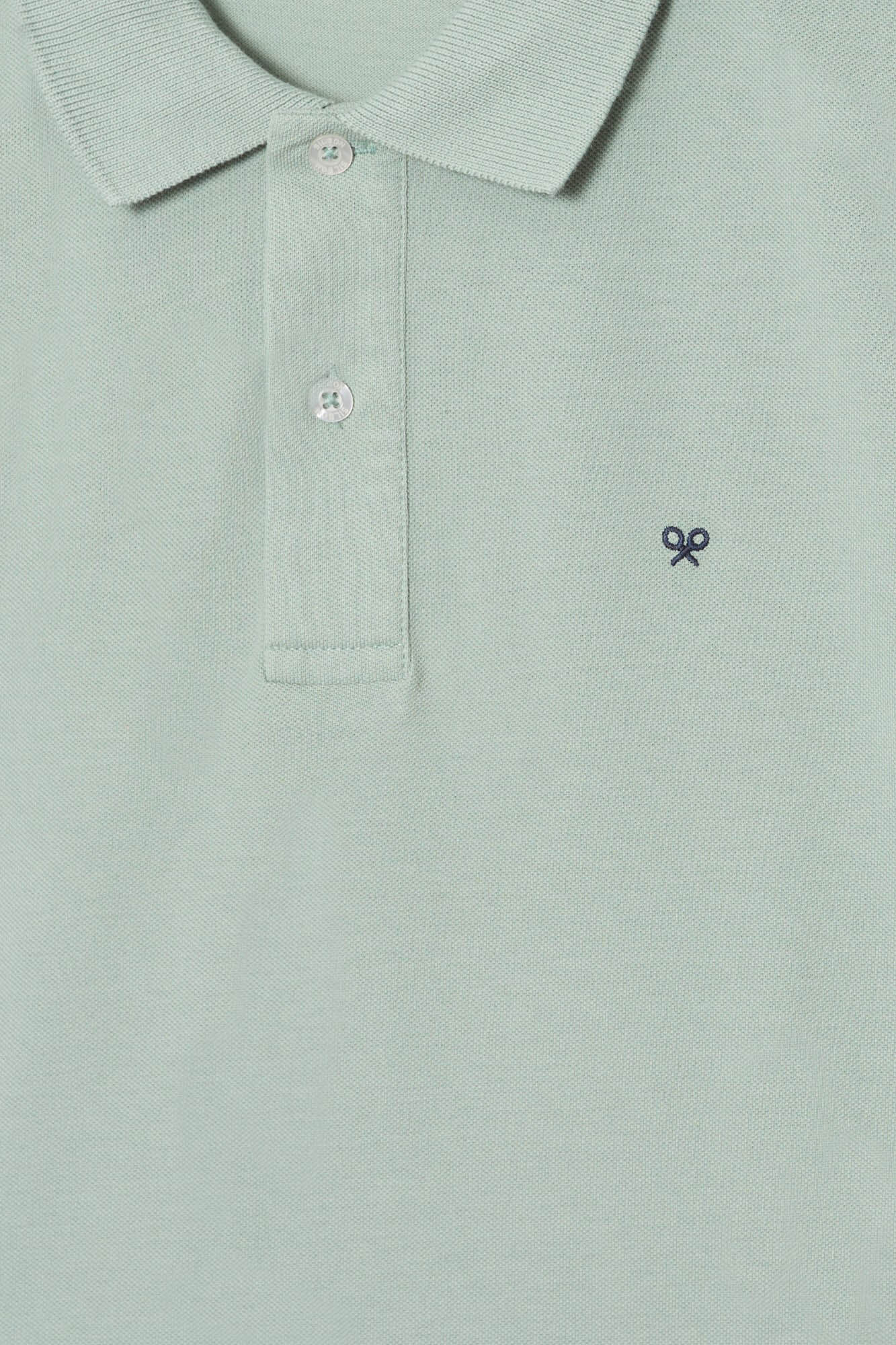 Silbon Polo clasico liso Verde