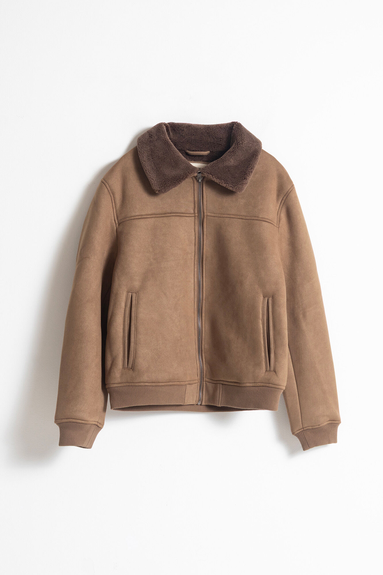 PuroEGO Jaqueta de aviador Castanho