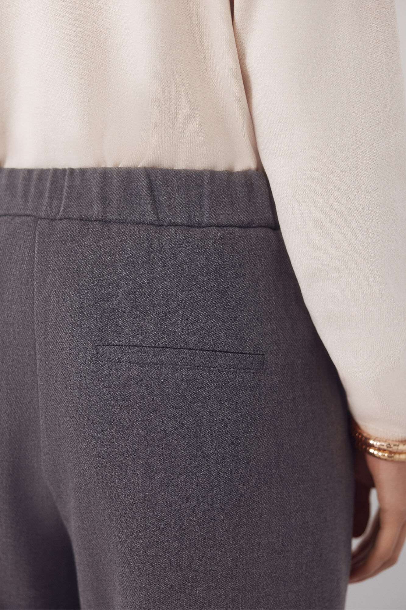 Cortefiel Women's jogger pants Dark grey