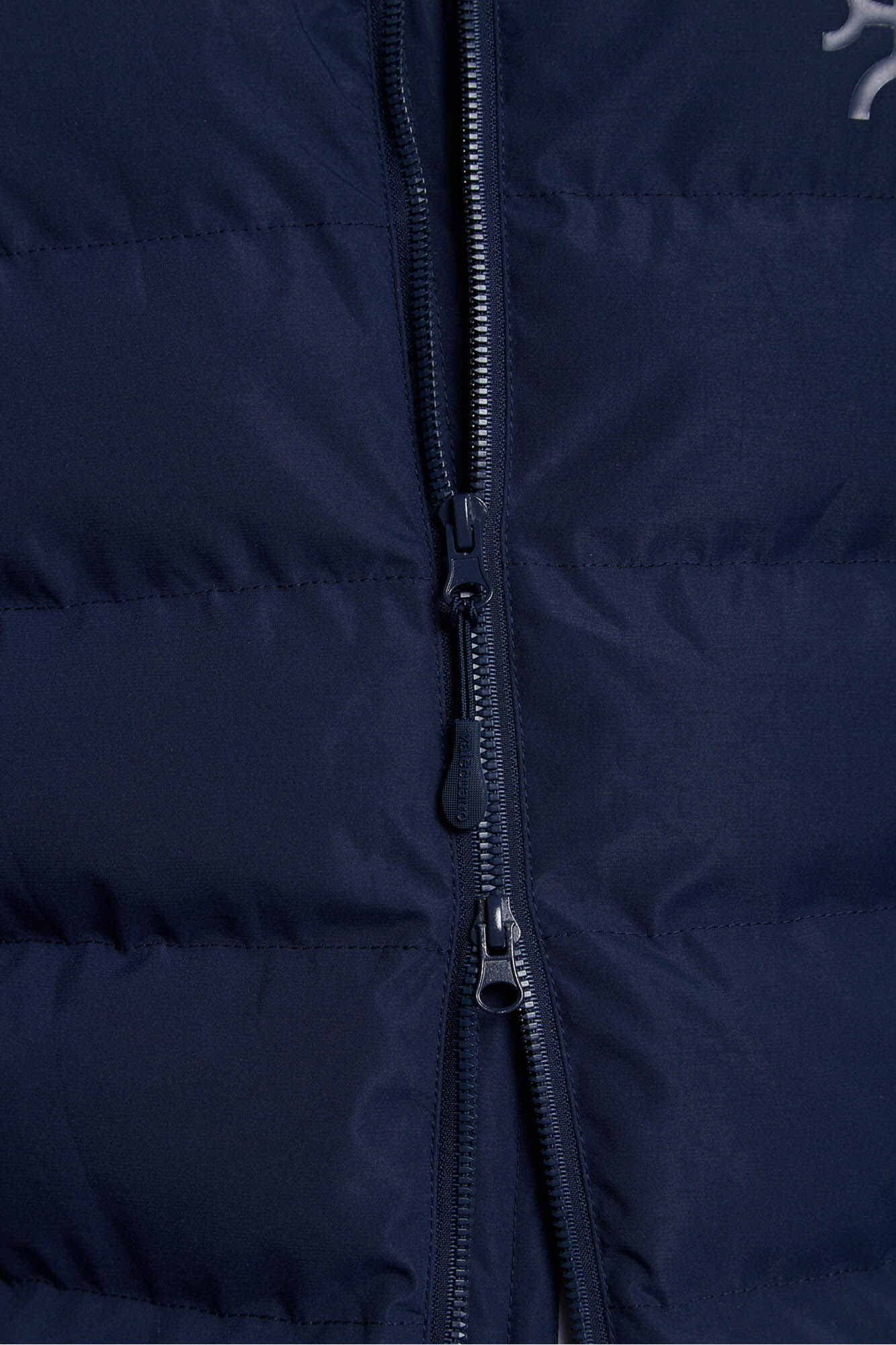 Valecuatro Casaco acolchoada com relevo azul marinho Azul