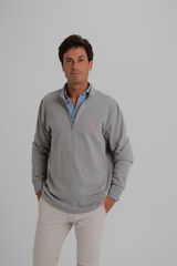Cloking Moletom Cloking Club com fecho-&eacute;clair Cinzento