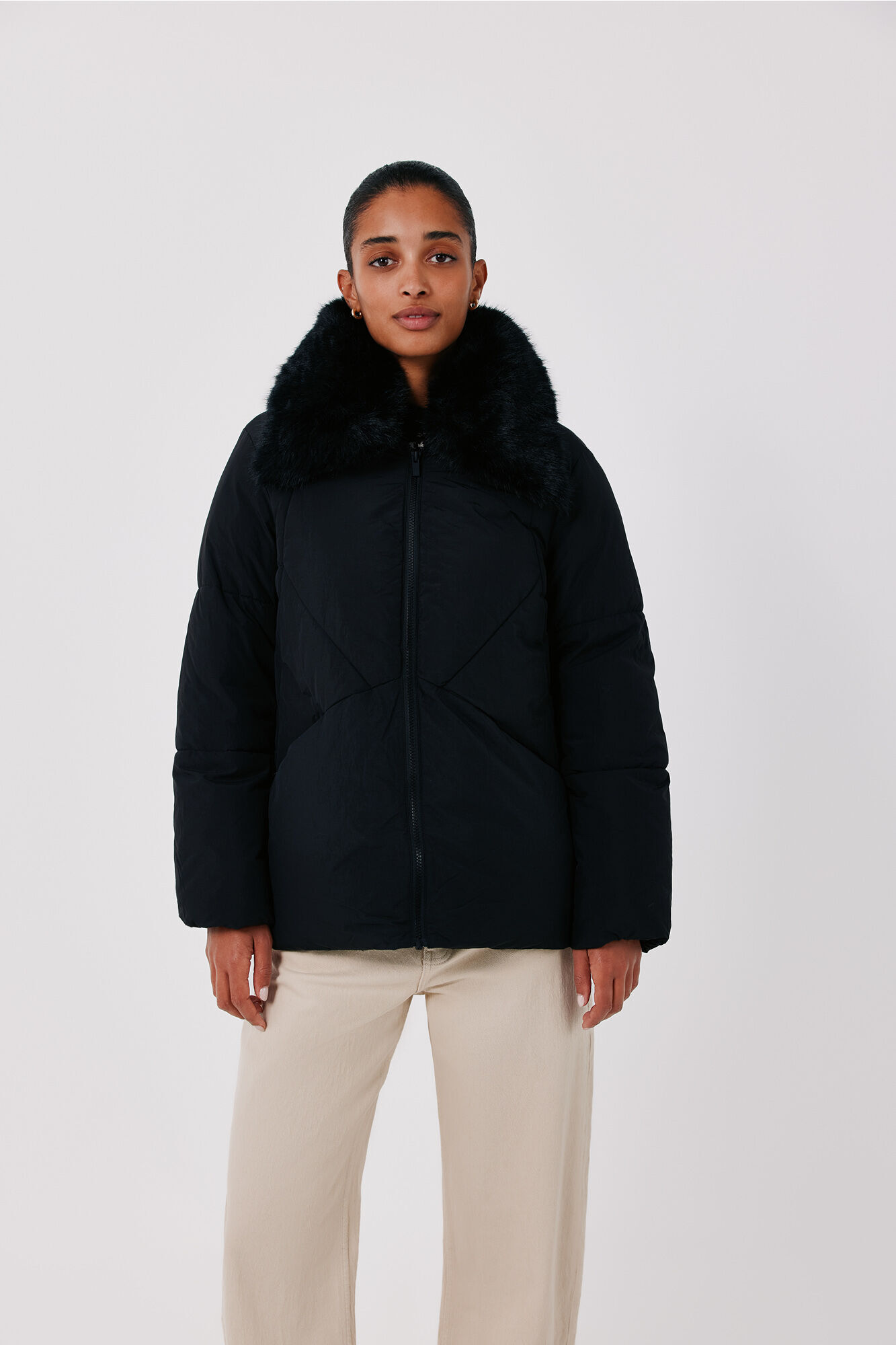 Cortefiel Anorak corto acolchado