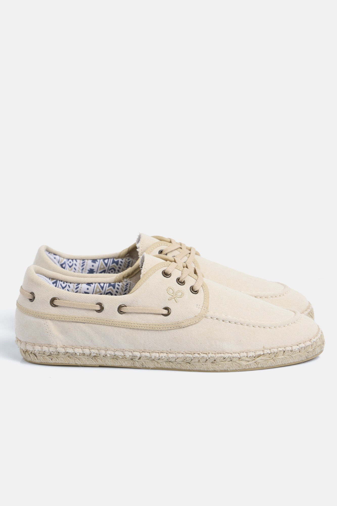 Silbon Alpargata nautico Beige