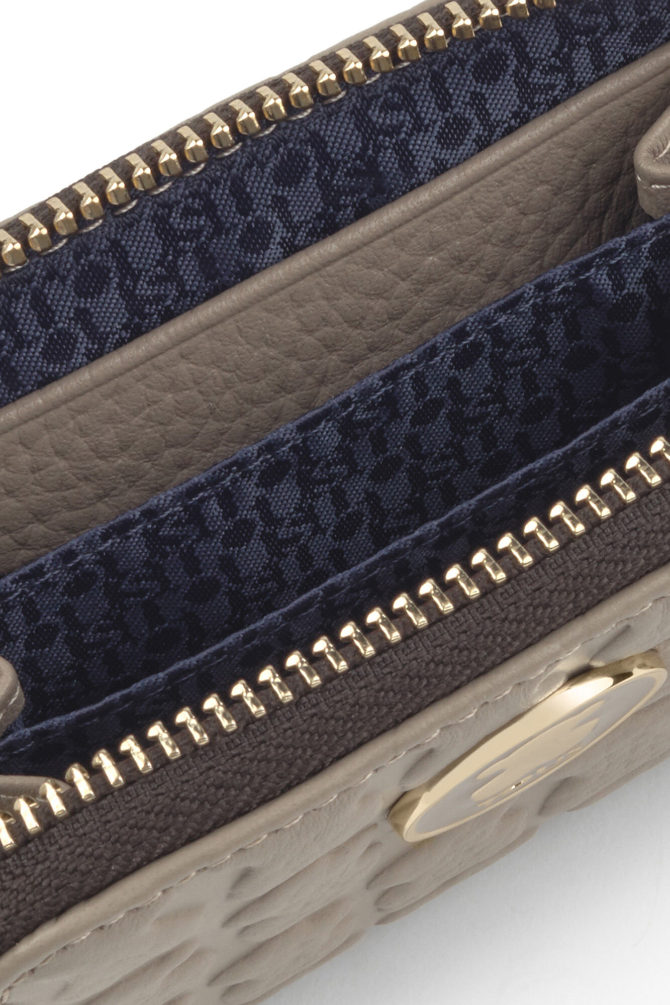 Tous Sherton medium taupe leather purse Beige