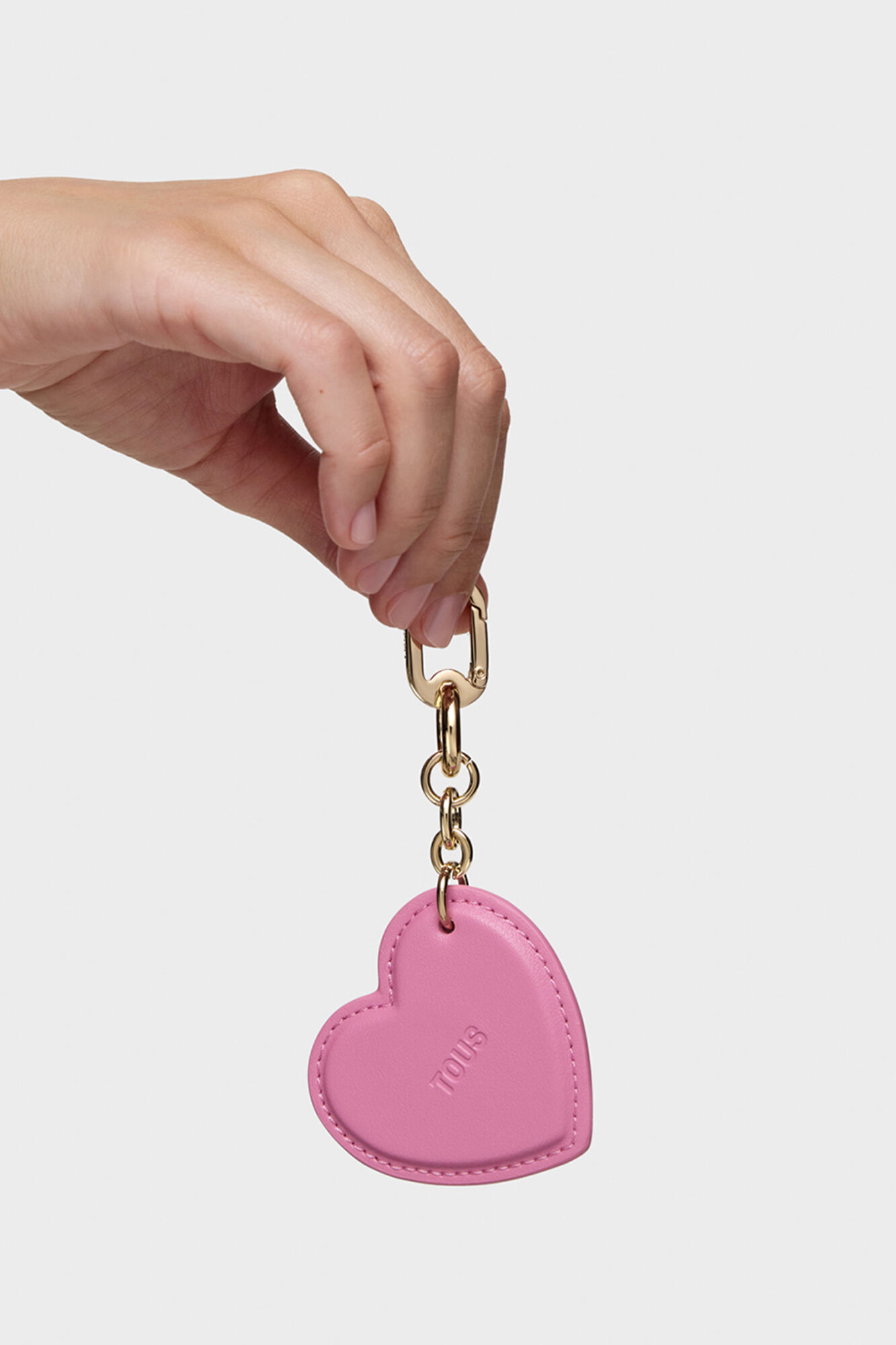 Tous Llavero TOUS Coraz&oacute;n Rosa