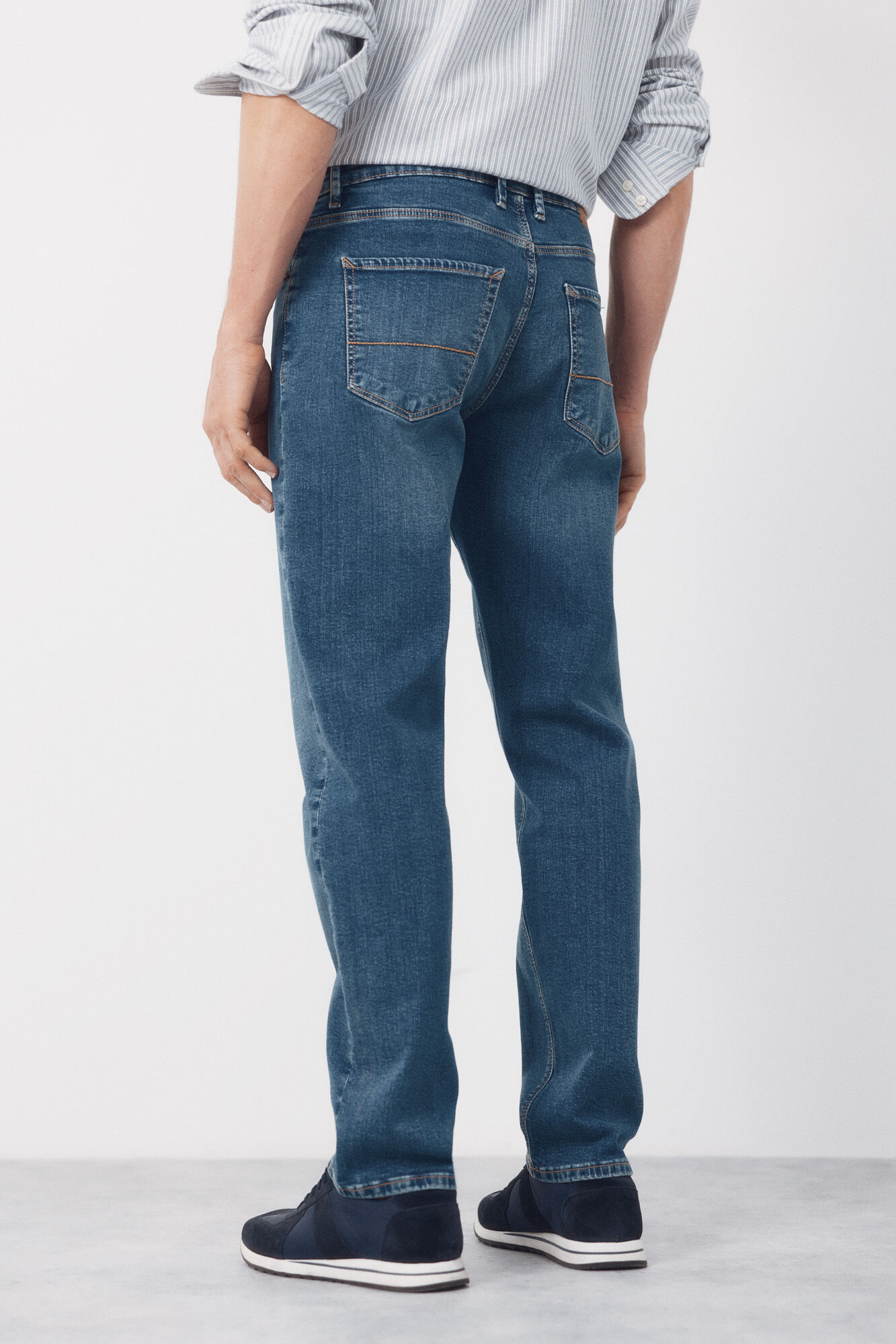 Cortefiel Regular fit jeans Blue