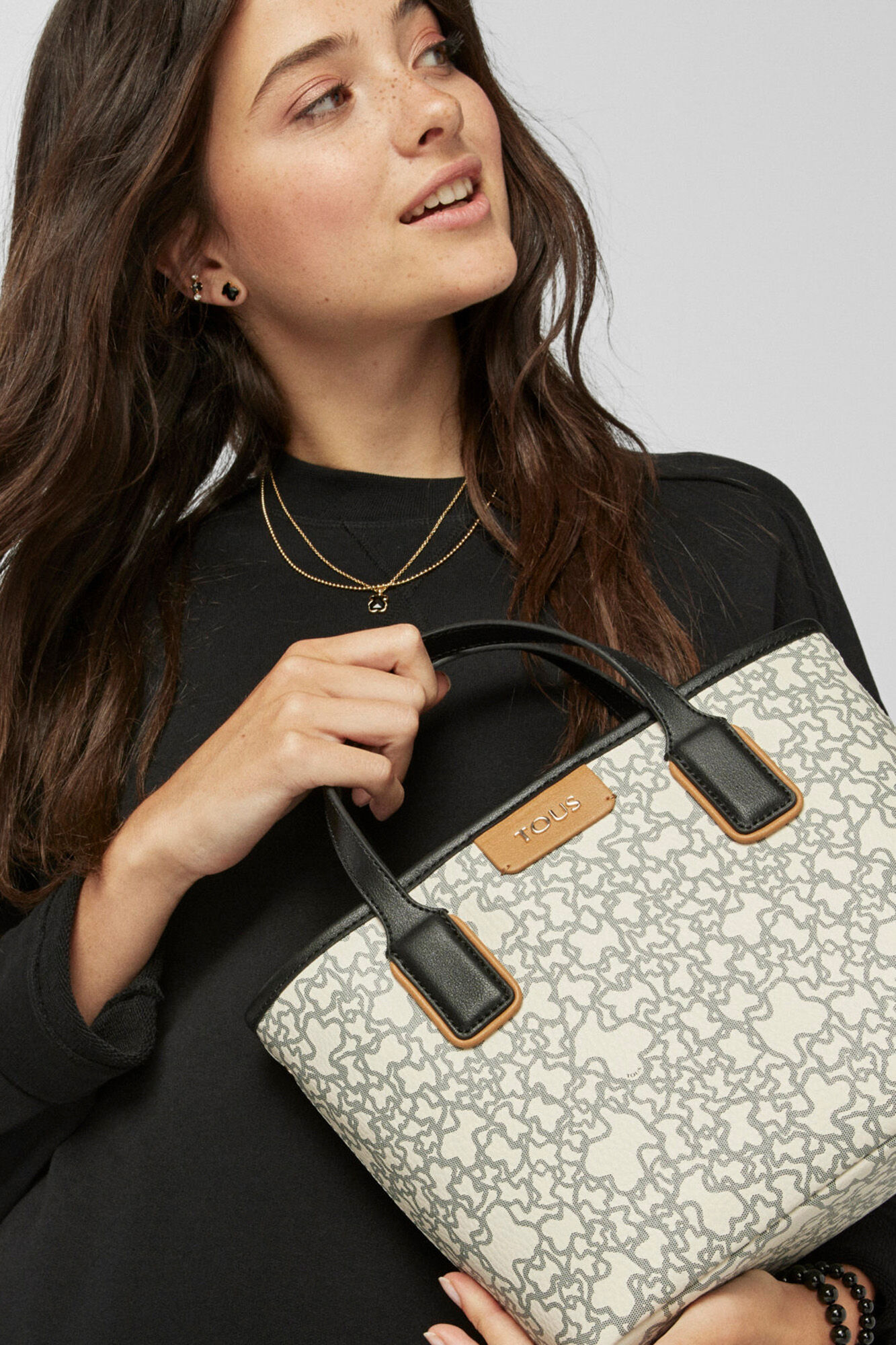 Tous Small beige Kaos Mini basket bag Beige