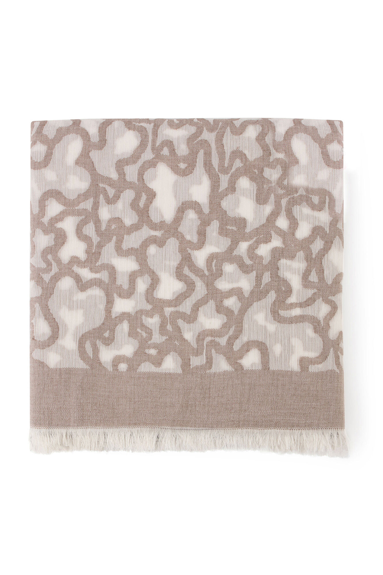 Tous Kaos scarf in stone color Grey
