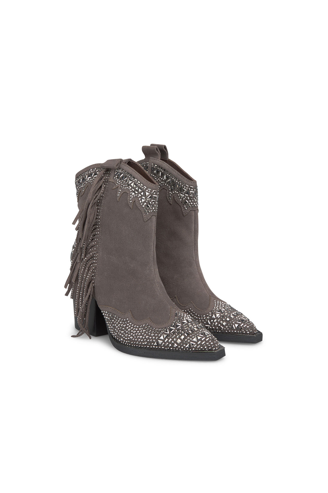 Alma en Pena Botins com franjas laterais