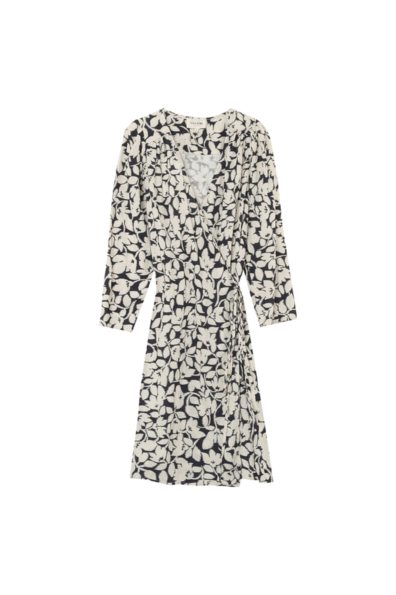 Grace & Mila Vestido curto corte reto Preto