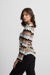 Silbon Malha de malha com n&oacute; espiga Castanho