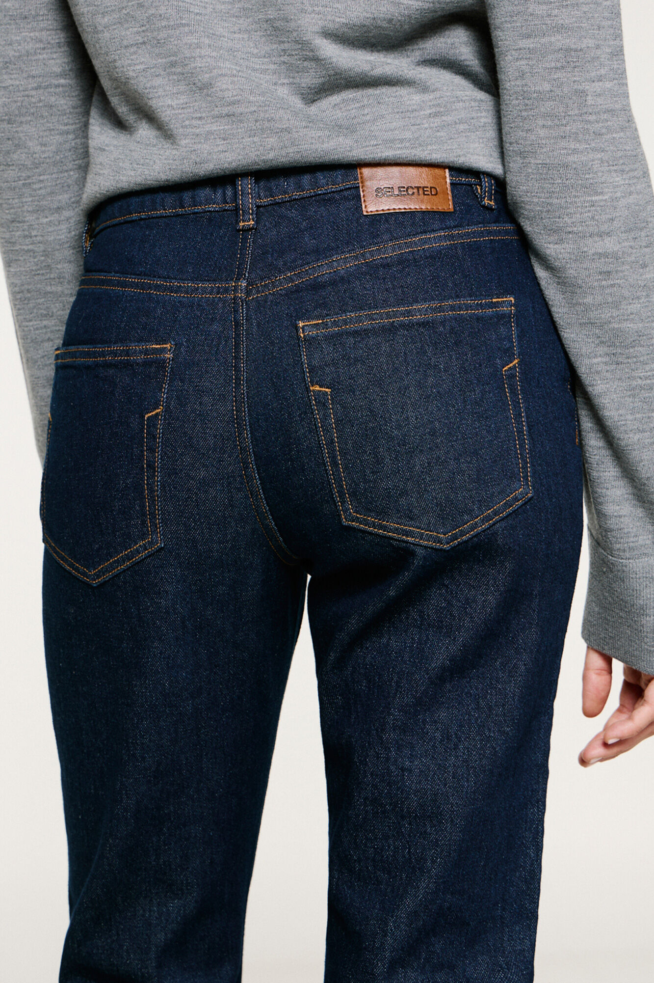 Selected Cal&ccedil;a cal&ccedil;a Slim Fit  Azul