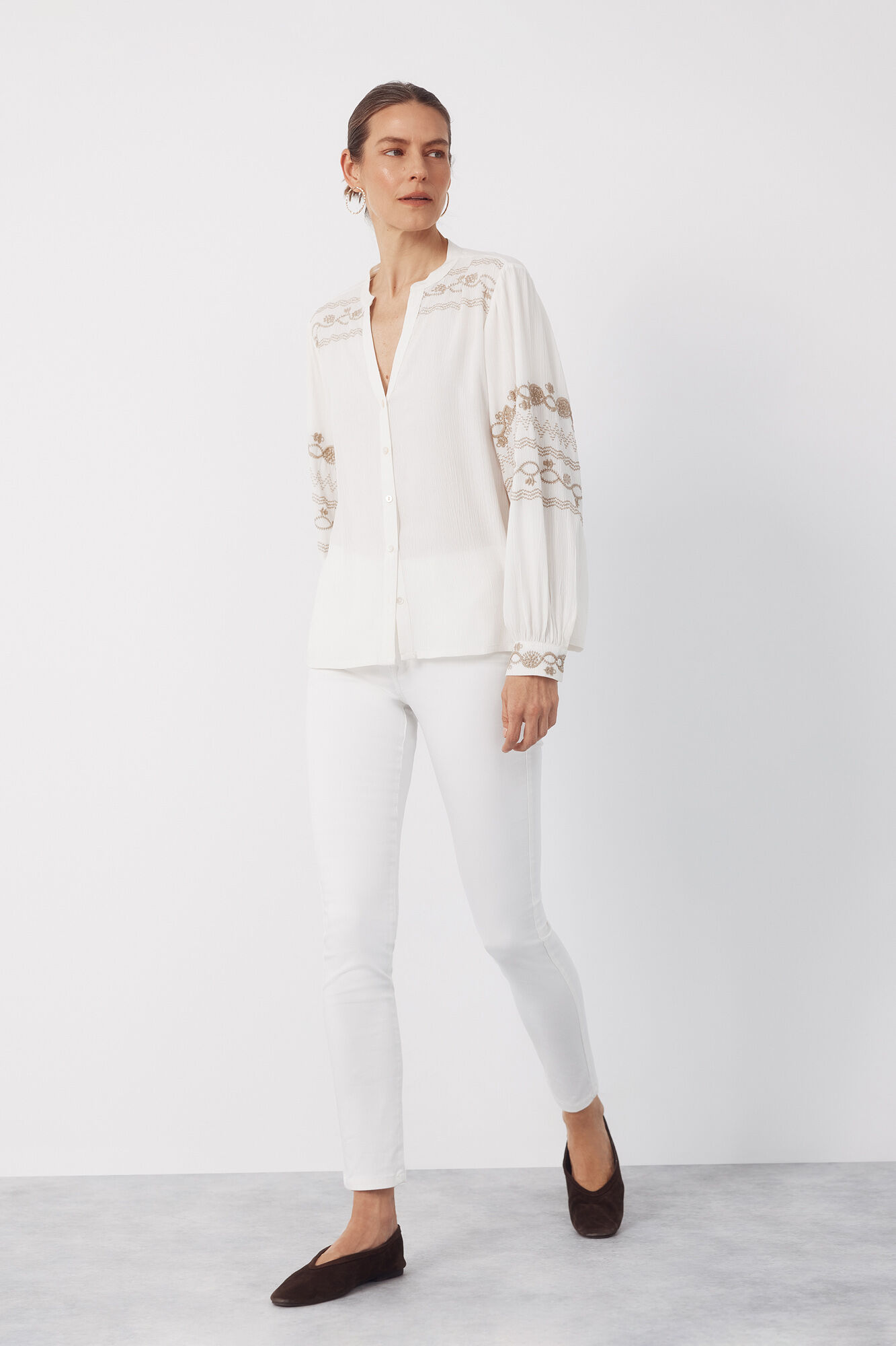 Cortefiel Jeans sensational color White