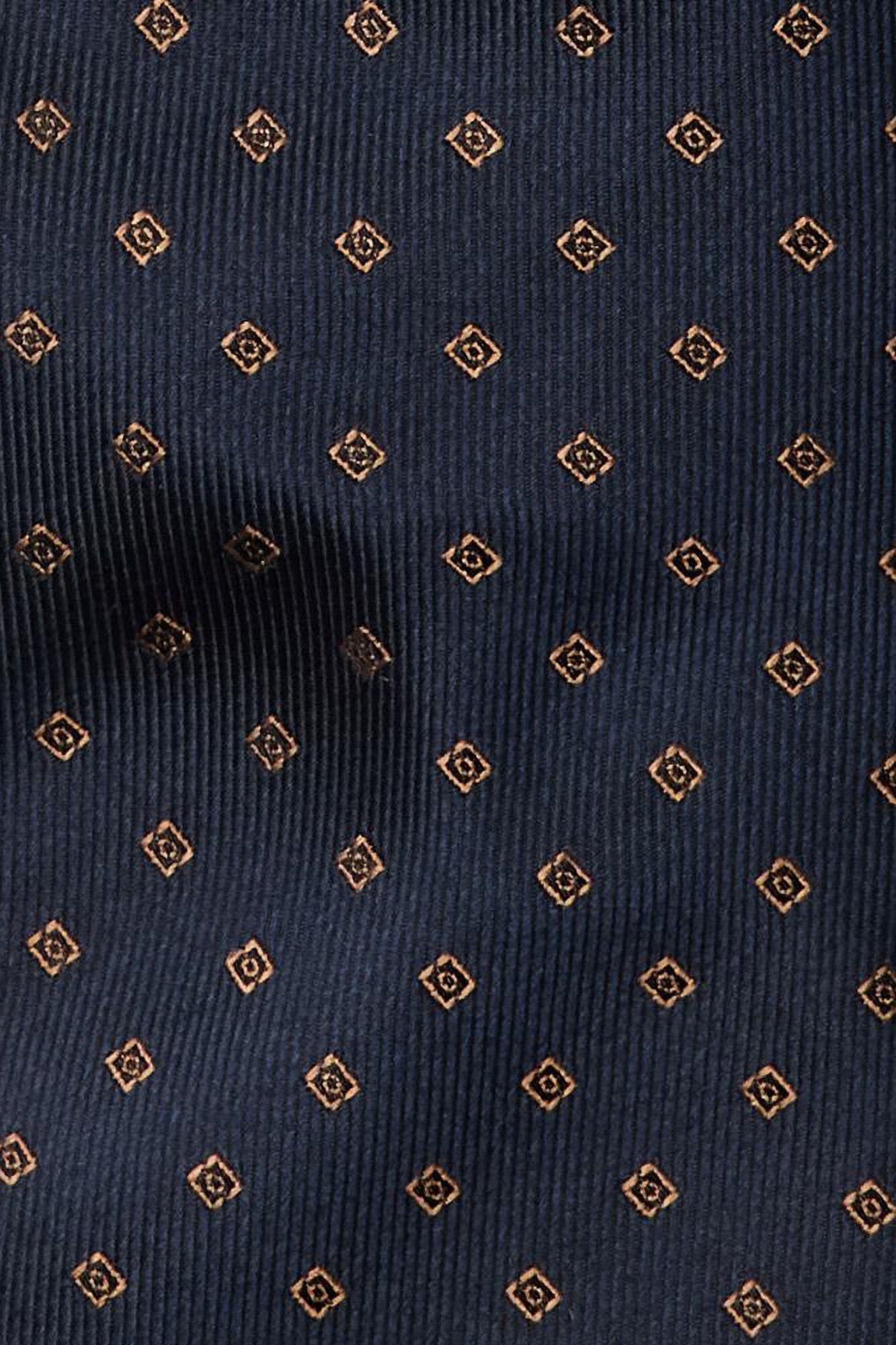 Selected 100% silk tie Navy