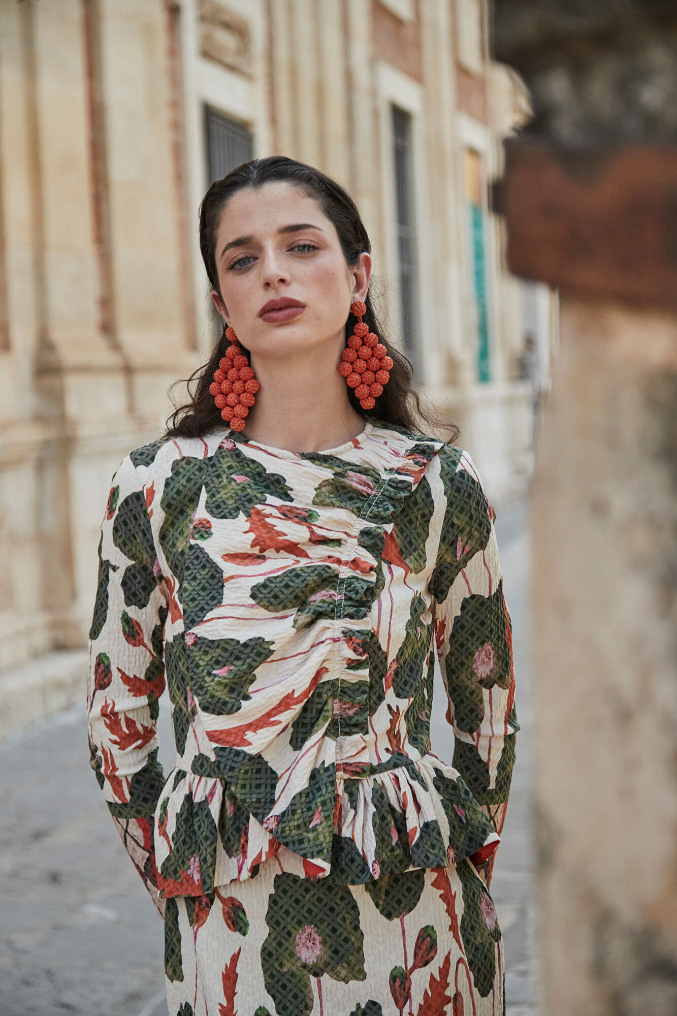 Panambi Situin dress Printed green