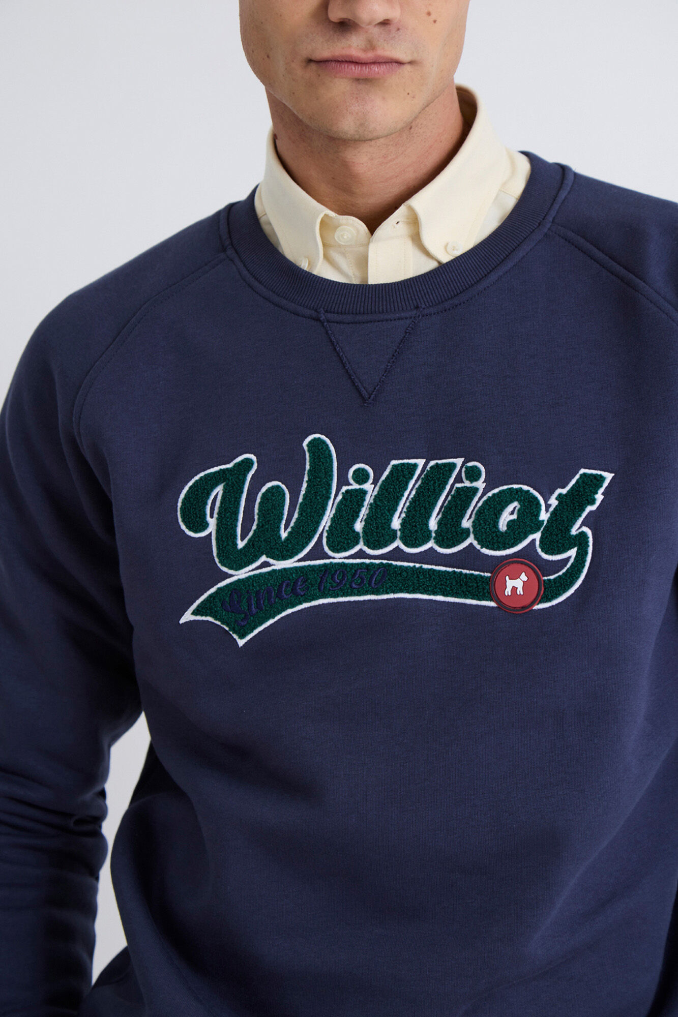 Williot Sweatshirt com manga raglan com logo vintage