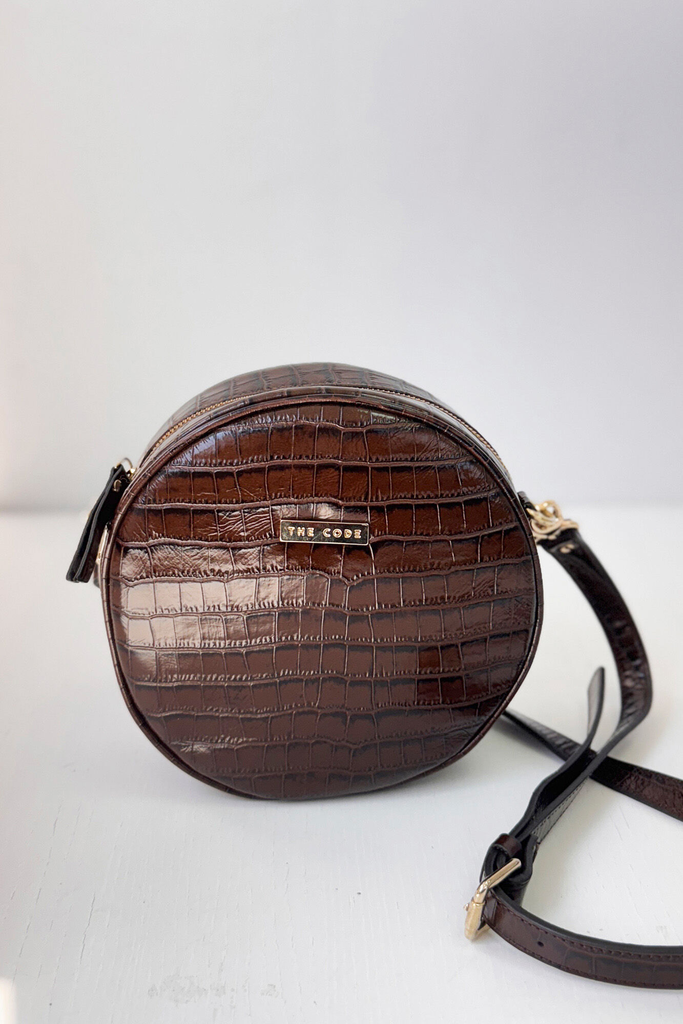 The Code Bolsa de ombro Olympia Coco Chocolate Castanho