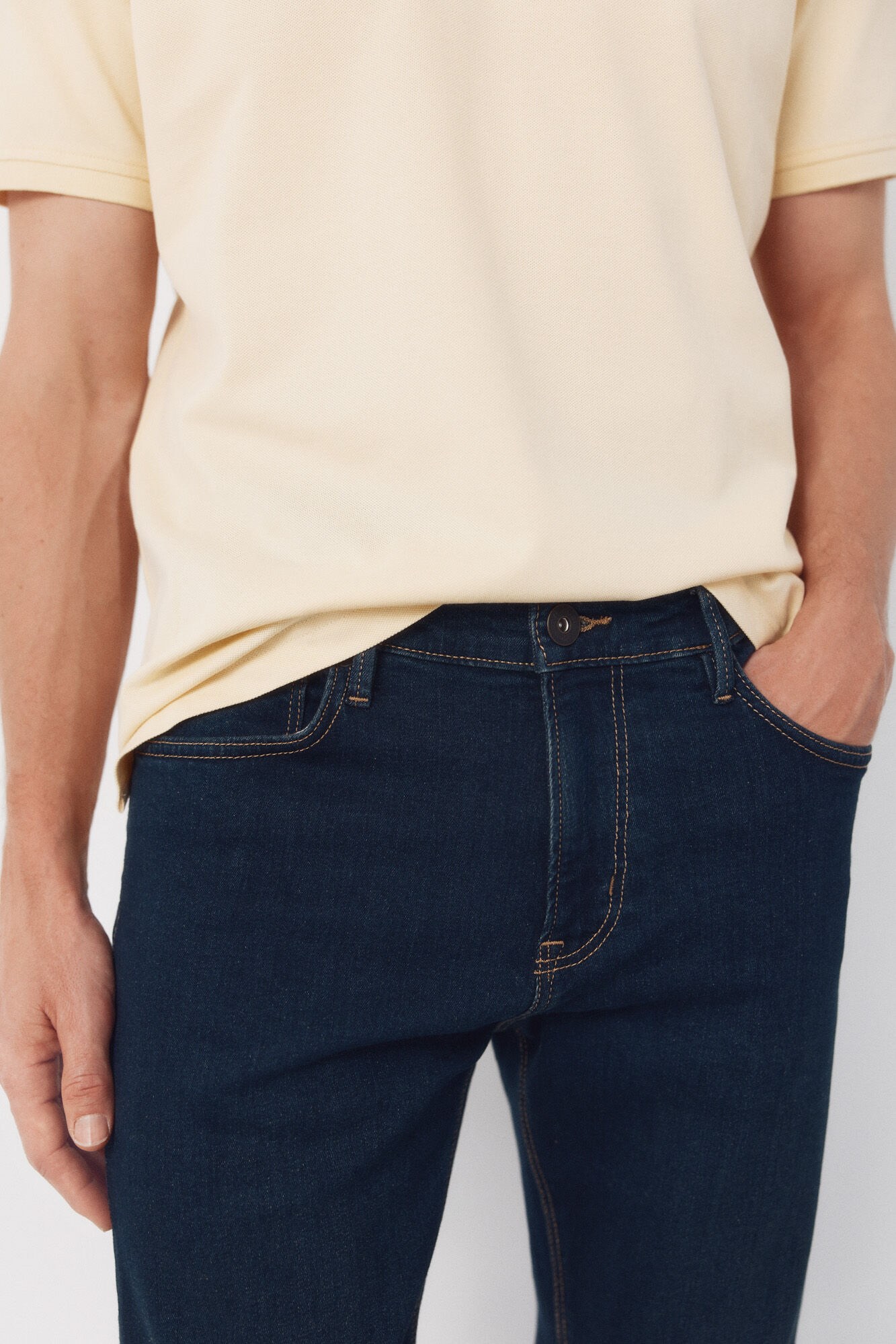 Cortefiel Slim fit jeans Navy