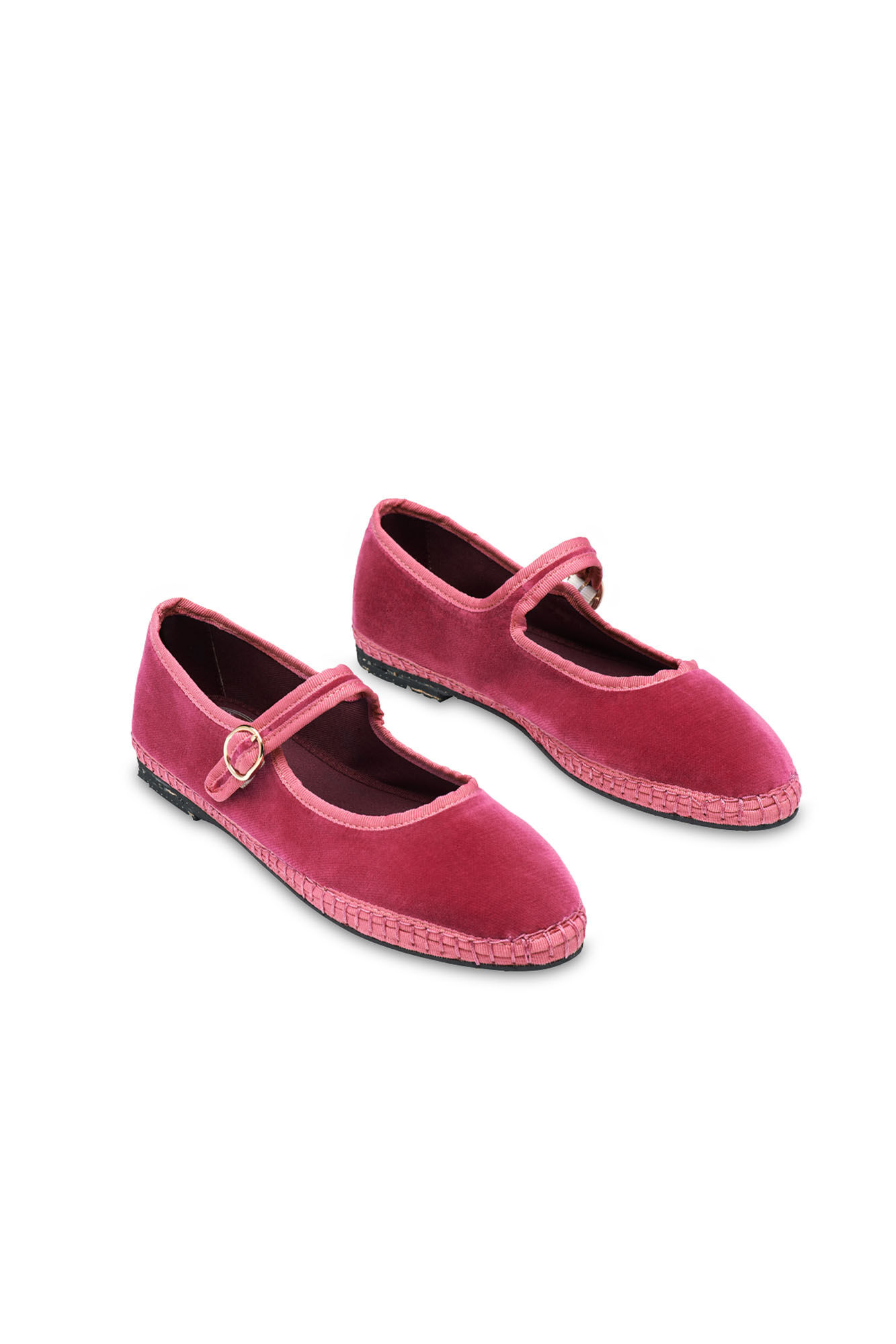 Flabelus Veludo Mary Janes