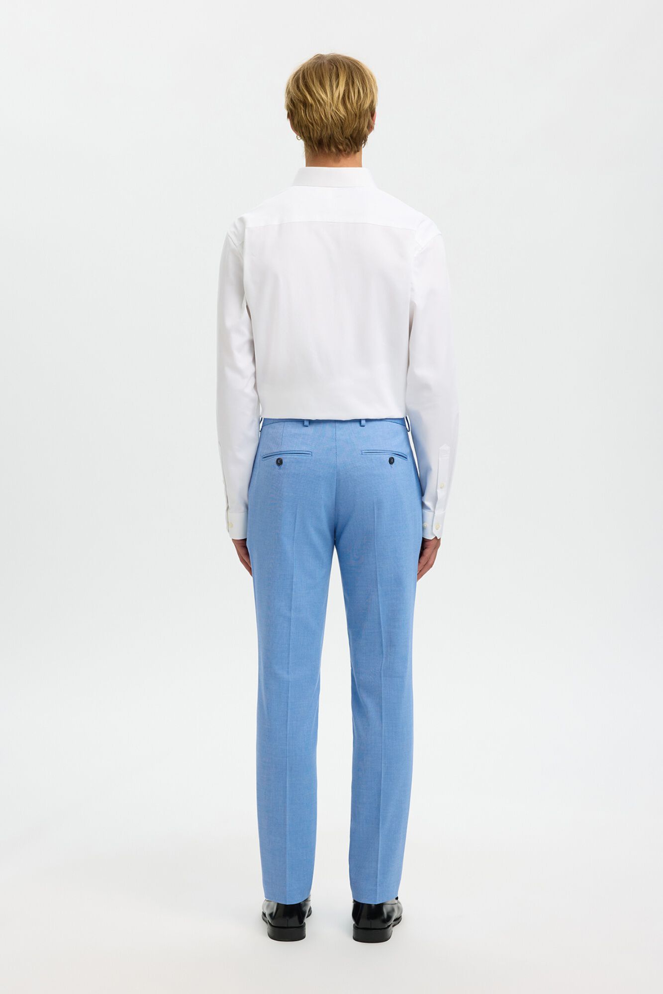 Selected Cal&ccedil;as de fato Slim Fit Azul