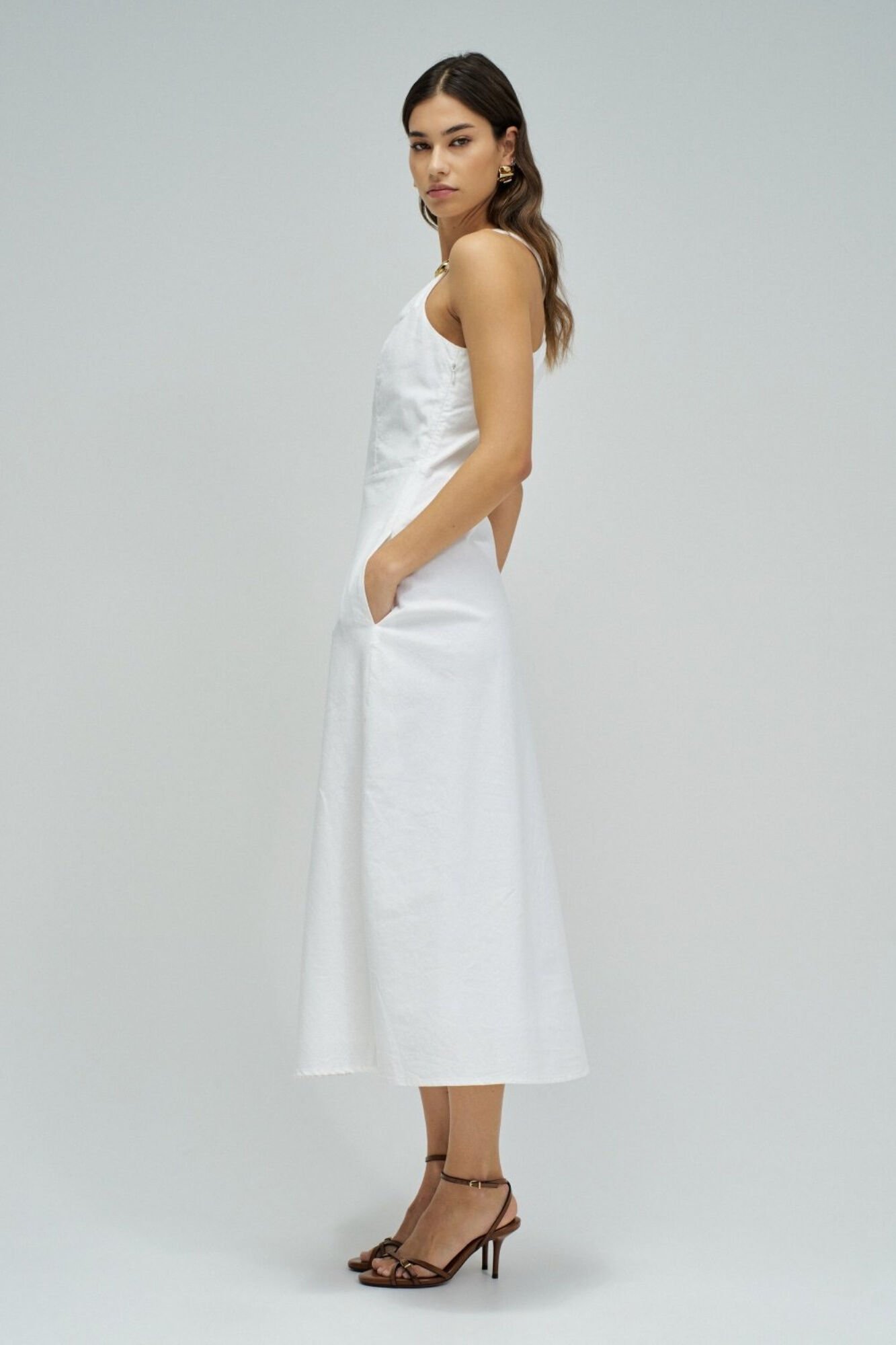 Salsa Jeans Sleeveless dress White