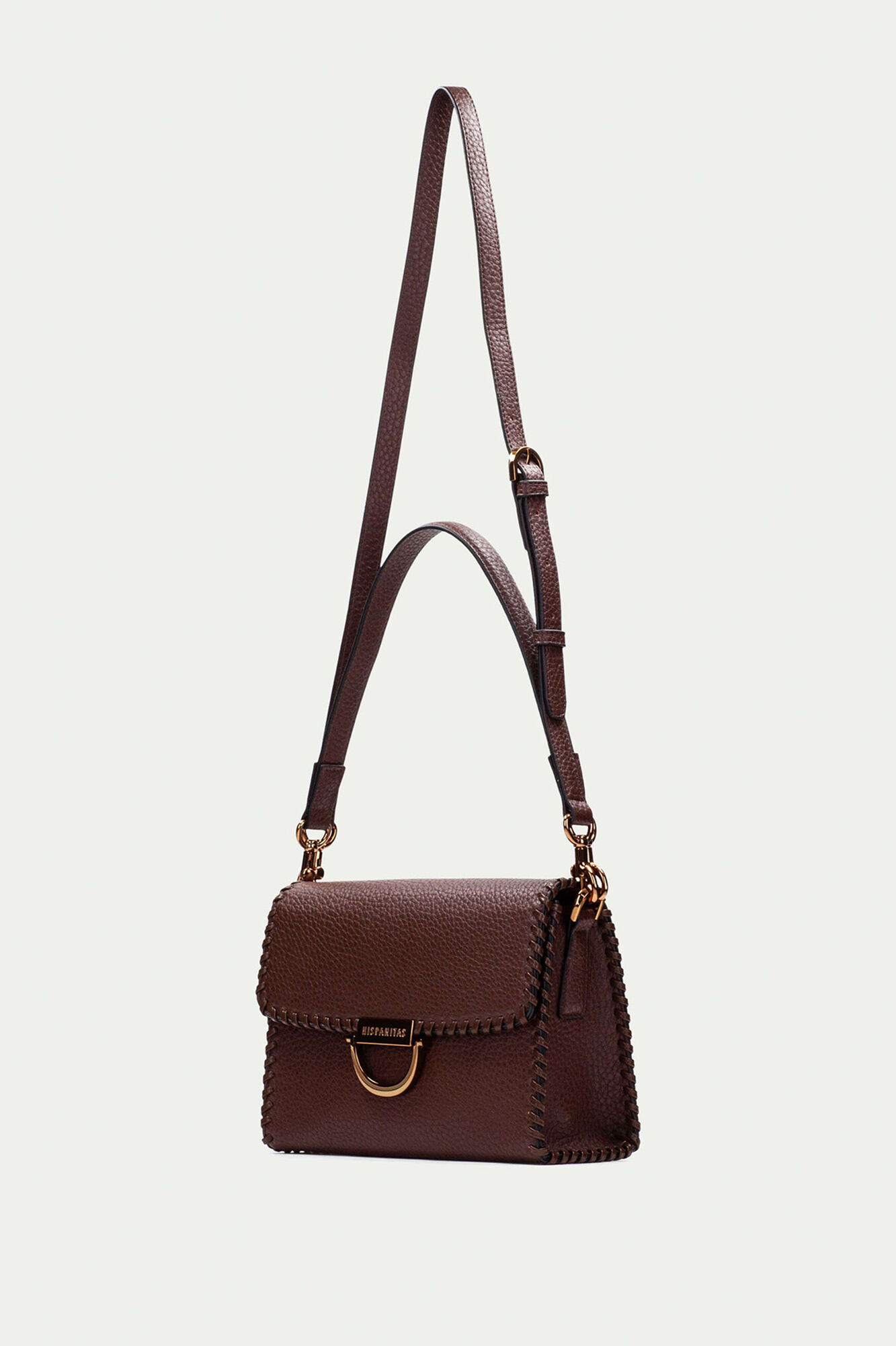 Hispanitas Bolso hobo cierre magn&eacute;tico Marr&oacute;n oscuro