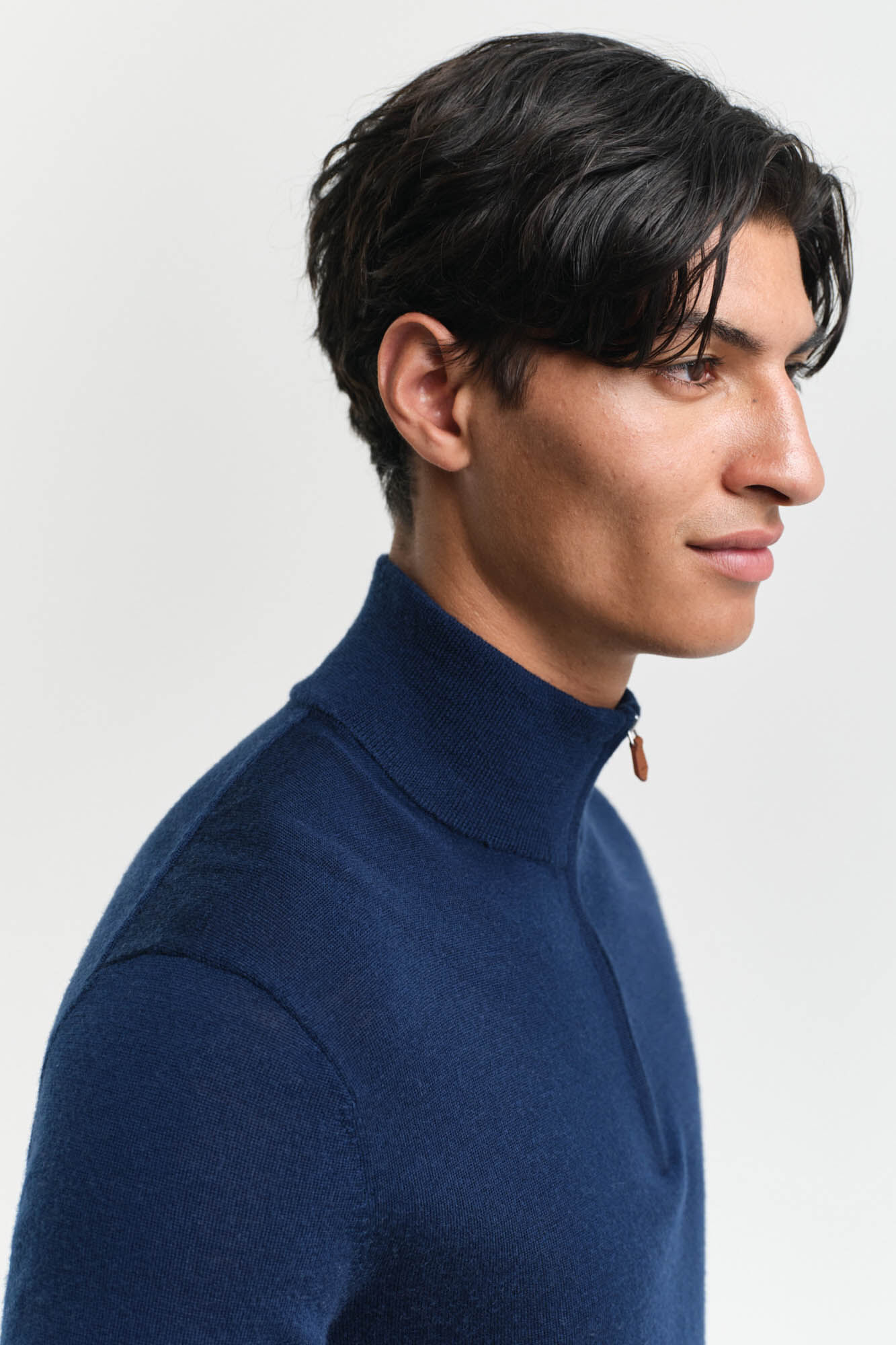 Gant su&eacute;ter de l&atilde; merino Azul