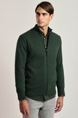 Valecuatro Cardigan Valecuatro cuello mock color verde Verde