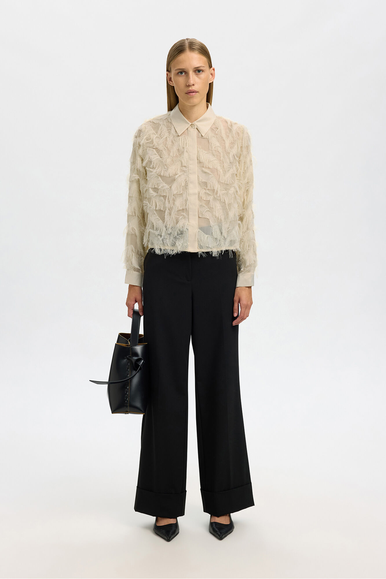 Selected Camisa curta fofa