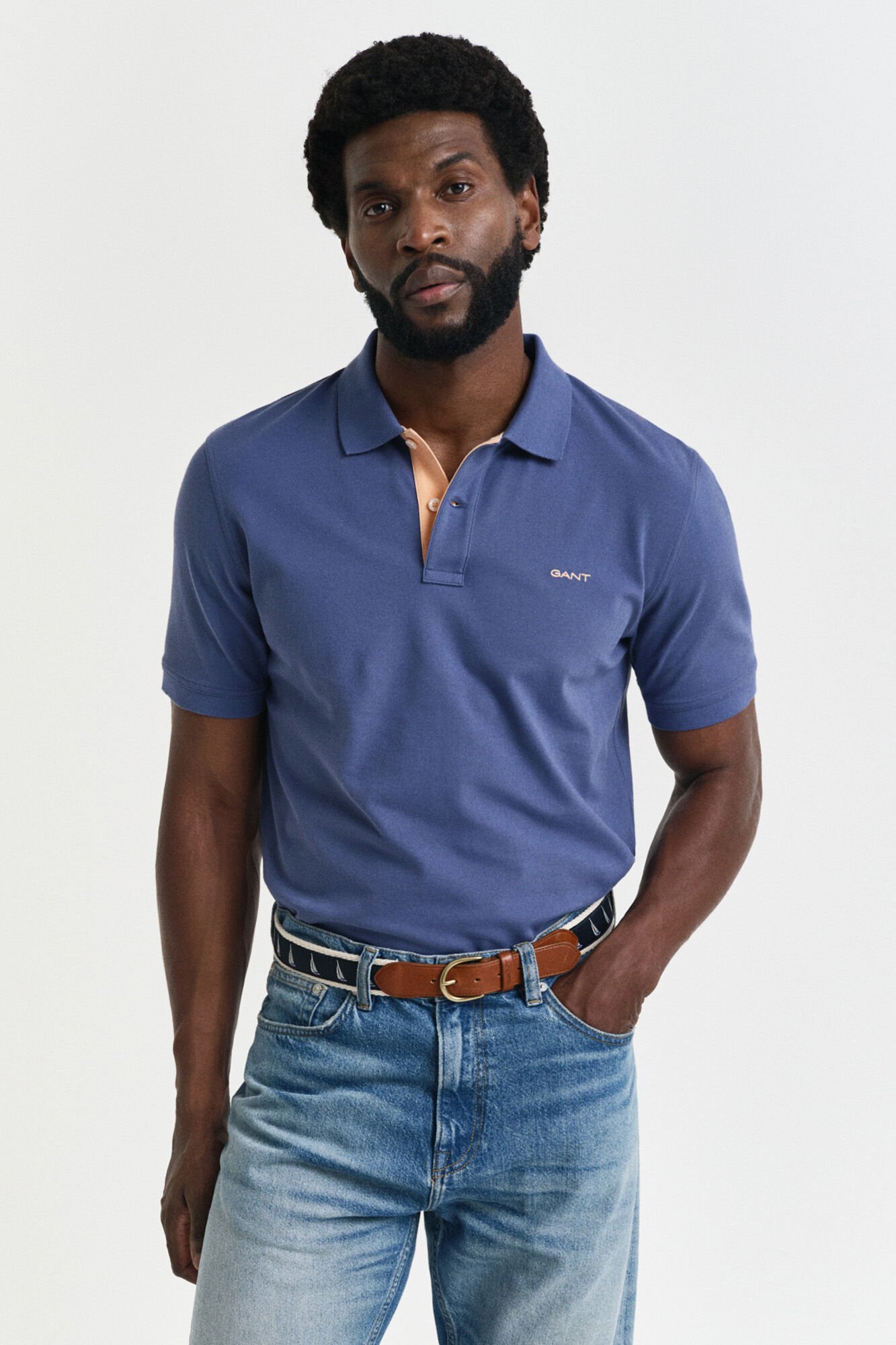 Gant Polo piqu&eacute; contrastante