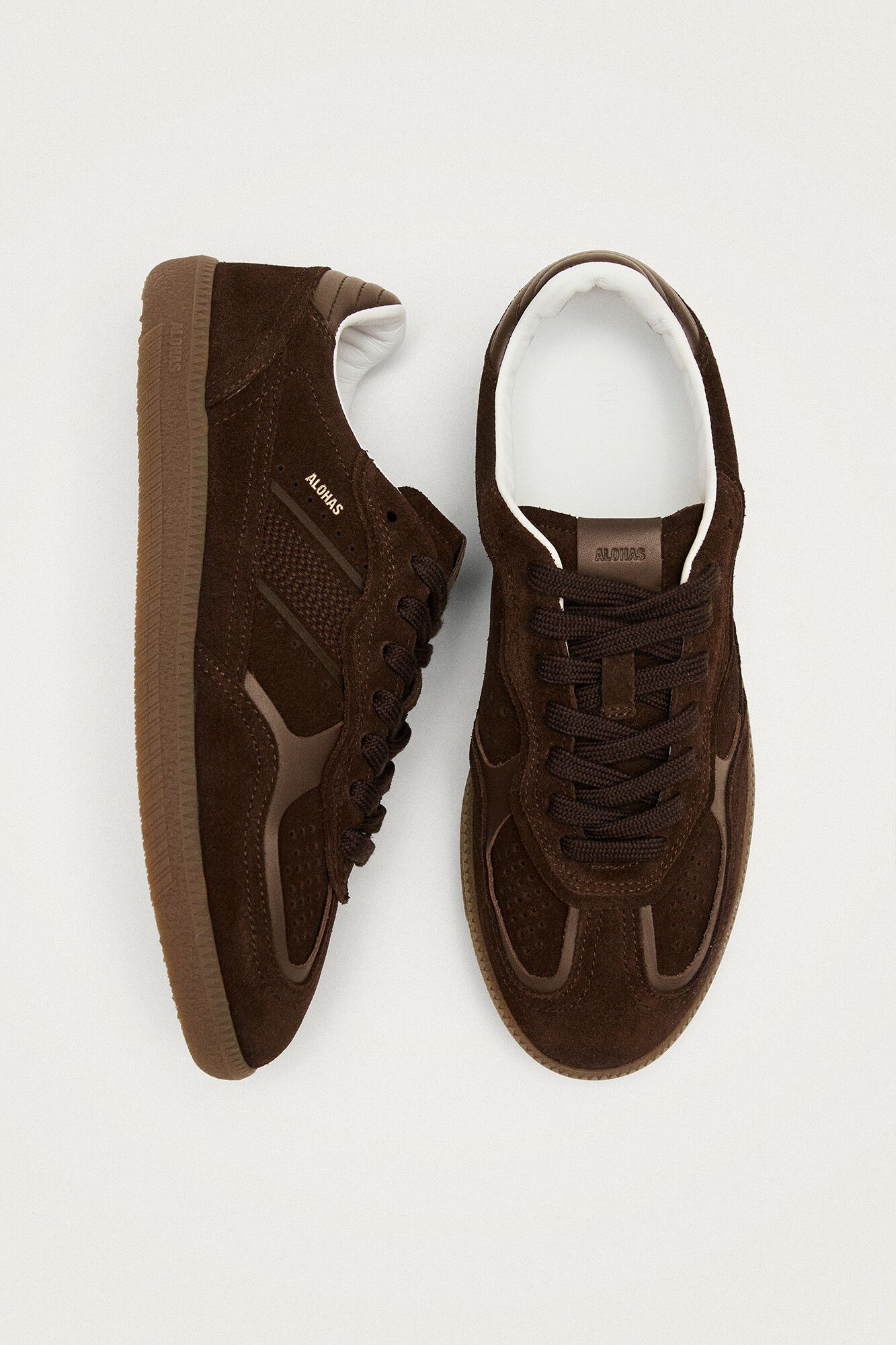 Alohas Chinelos de couro Tb.490 Rife Castanho