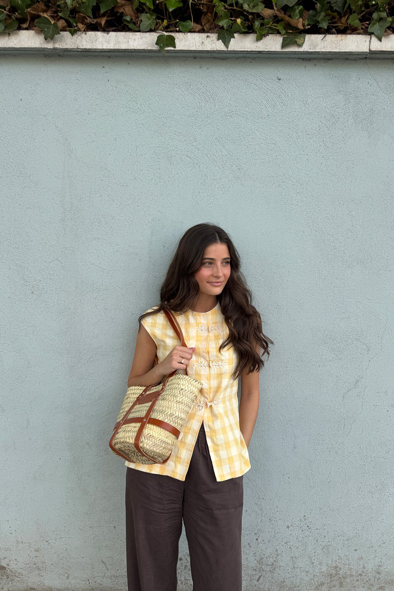 The Code Rodeo basket bag Dark brown