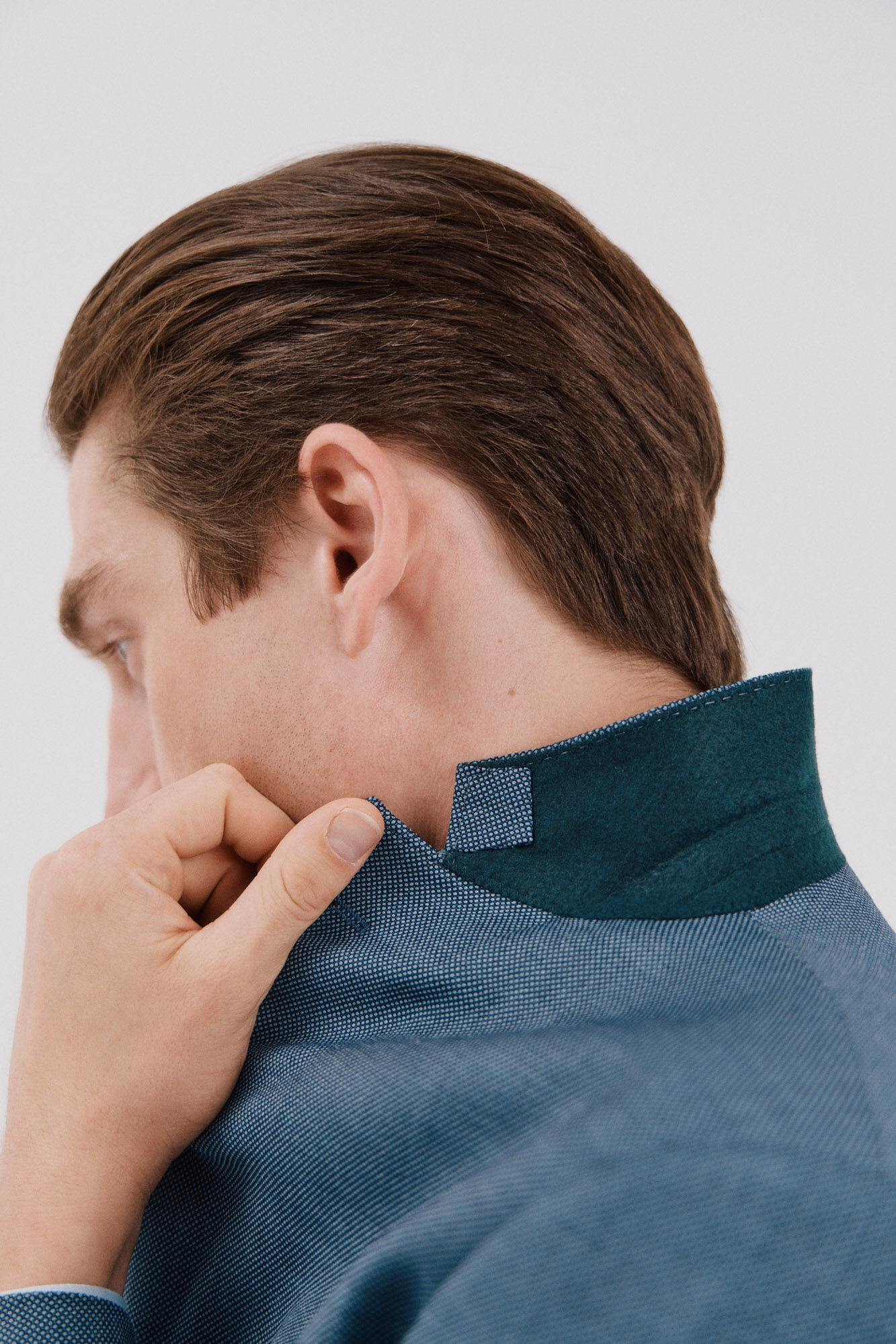 Cortefiel Coolmax&reg; birdseye weave blazer Blue